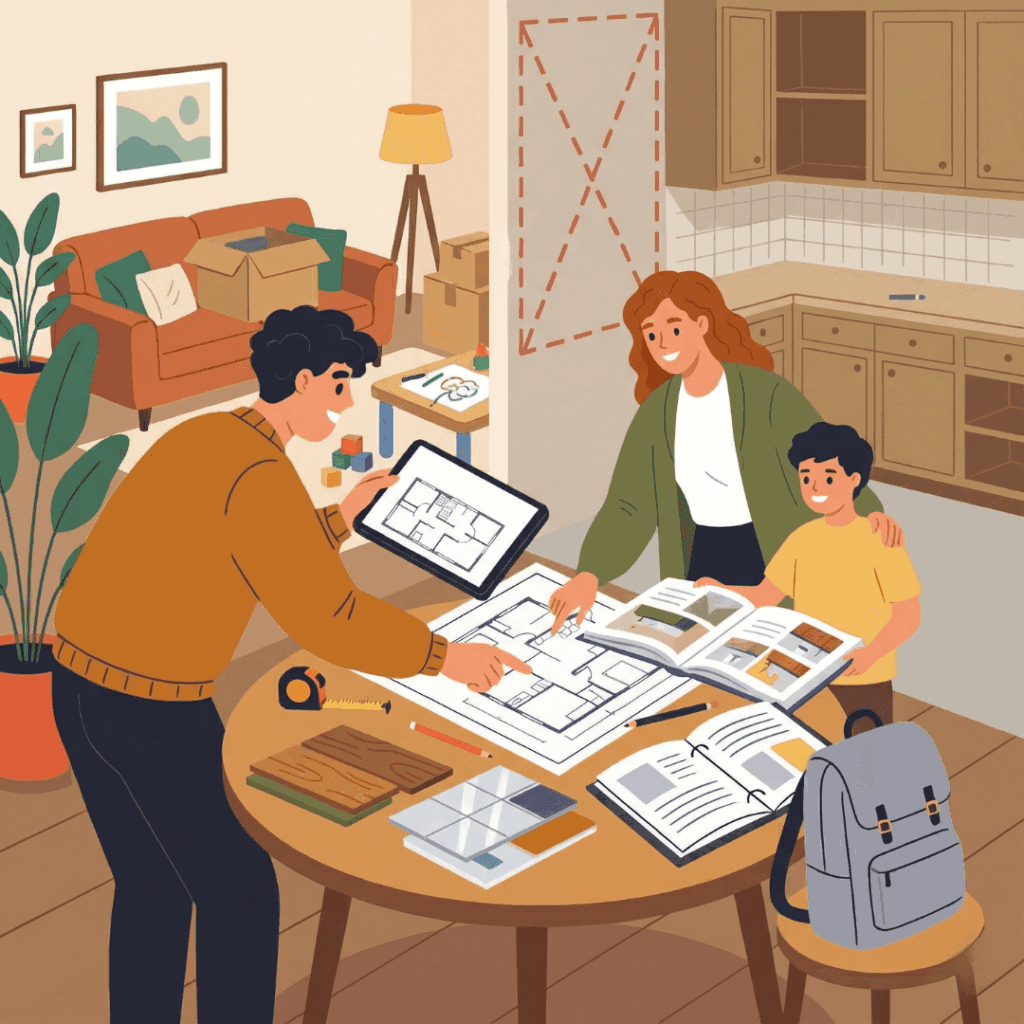 住みながらリフォーム